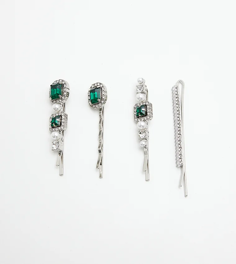 الدو DWARELI Multipack Embellished Hair Pins